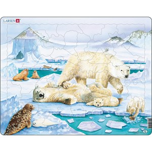 Larsen (FH5) - "Eisbär" - 54 Teile Puzzle