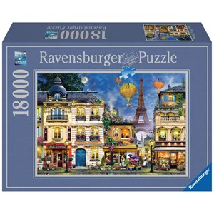 Ravensburger (17829) - "Abendspaziergang durch Paris" - 18000 Teile Puzzle