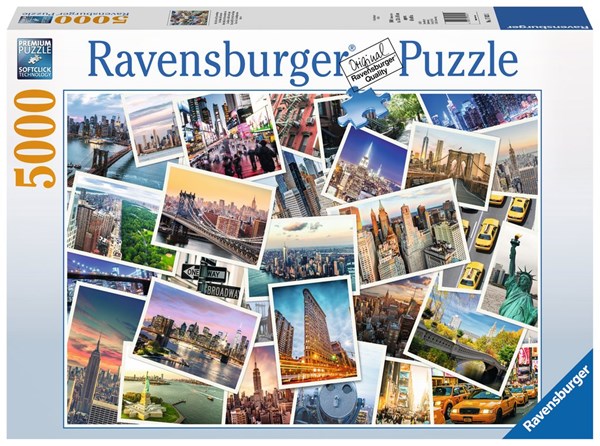 Ravensburger (17433) - "New York, Die Stadt die niemals schläft" - 5000 Teile Puzzle