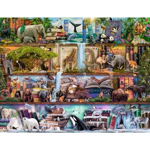 Ravensburger (16652) - Aimee Stewart: "Fantastische Tierwelt" - 2000 Teile Puzzle
