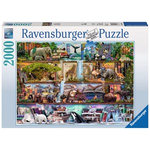 Ravensburger (16652) - Aimee Stewart: "Fantastische Tierwelt" - 2000 Teile Puzzle