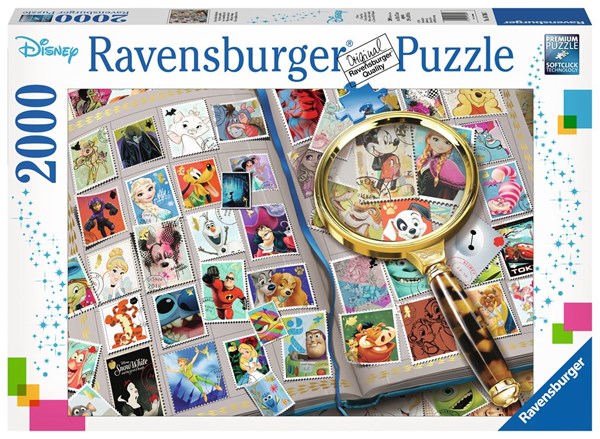 Ravensburger (16706) - "Meine liebsten Briefmarken" - 2000 Teile Puzzle
