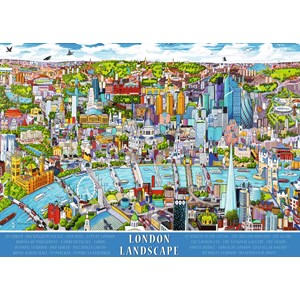 Ravensburger (19035) - "London, Landscape" - 1000 Teile Puzzle