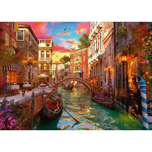Ravensburger (15262) - "Romantik in Venedig" - 1000 Teile Puzzle