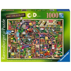 Ravensburger (15183) - Colin Thompson: "Awesome Alphabet 'C&D'" - 1000 Teile Puzzle