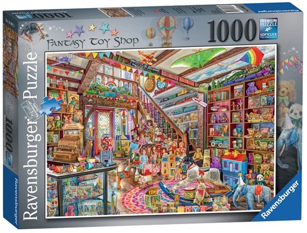 Ravensburger (13983) - "The Fantasy Toy Shop" - 1000 Teile Puzzle