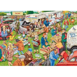 Ravensburger (19106) - "The Car Boot Sale" - 1000 Teile Puzzle