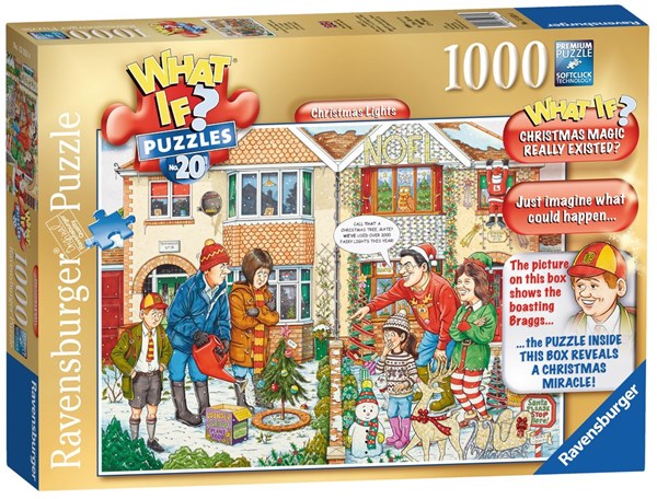 Ravensburger (15353) - "WHAT IF? No.20 Christmas Lights" - 1000 Teile Puzzle