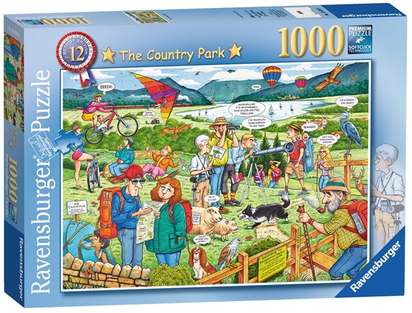 Ravensburger (19436) - "The Country Park" - 1000 Teile Puzzle