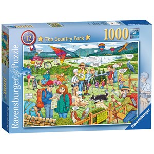 Ravensburger (19436) - "The Country Park" - 1000 Teile Puzzle