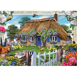 Ravensburger (19094) - "Wisteria Cottage" - 1000 Teile Puzzle