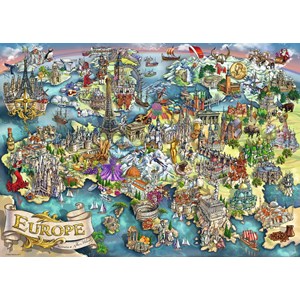 Ravensburger (19717) - "European Wonders" - 1000 Teile Puzzle