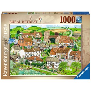 Ravensburger (15165) - "Rural Retreats" - 1000 Teile Puzzle