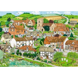 Ravensburger (15165) - "Rural Retreats" - 1000 Teile Puzzle