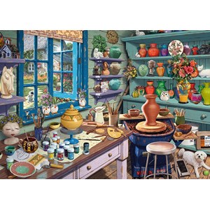 Ravensburger (19698) - Steve Read: "My Haven No. 3, The Pottery Shed" - 1000 Teile Puzzle