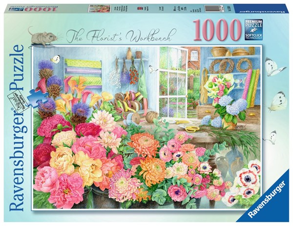Ravensburger (15306) - "The Florist's Workbench" - 1000 Teile Puzzle