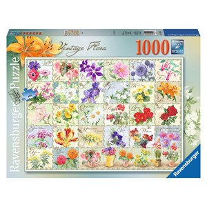 Ravensburger (19514) - "Vintage Flora" - 1000 Teile Puzzle