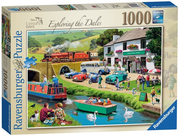 Ravensburger (15986) - "Leisure Days No 2 Exploring the Dales" - 1000 Teile Puzzle