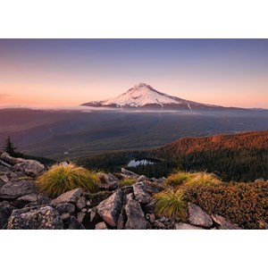 Ravensburger (15157) - "Stratovulkan Mount Hood in Oregon, USA" - 1000 Teile Puzzle