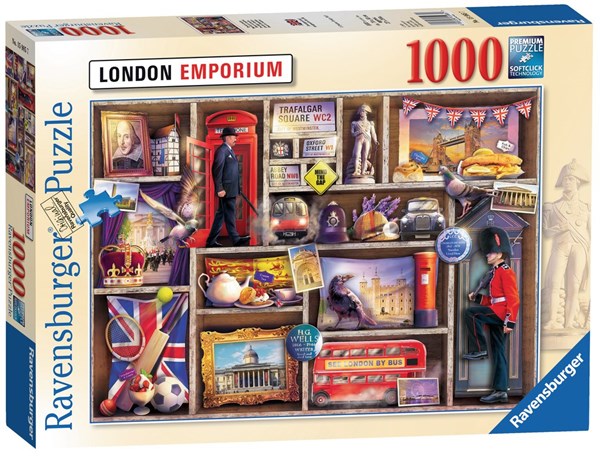 Ravensburger (15985) - "London Emporium" - 1000 Teile Puzzle