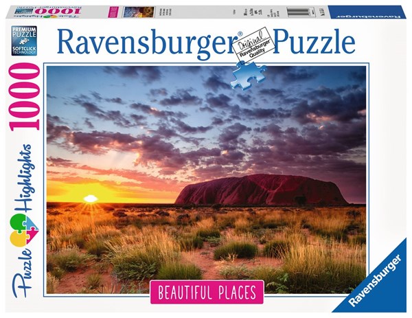 Ravensburger (15155) - "Ayers Rock in Australien" - 1000 Teile Puzzle