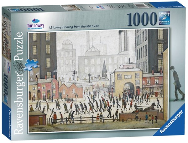 Ravensburger (19748) - L. S. Lowry: "Lowry Coming From the Mill" - 1000 Teile Puzzle