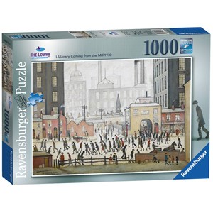 Ravensburger (19748) - L. S. Lowry: "Lowry Coming From the Mill" - 1000 Teile Puzzle