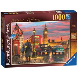 Ravensburger (19716) - "London, Westminster Reflections" - 1000 Teile Puzzle