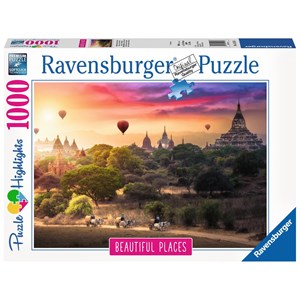 Ravensburger (15153) - "Heißluftballons über Myanmar" - 1000 Teile Puzzle
