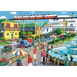 Ravensburger (19719) - Kevin Walsh: "Holiday Camp Memories" - 1000 Teile Puzzle