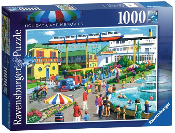 Ravensburger (19719) - Kevin Walsh: "Holiday Camp Memories" - 1000 Teile Puzzle