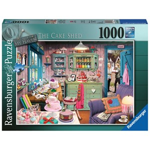 Ravensburger (15316) - "My Haven No.5, The Cake Shed" - 1000 Teile Puzzle