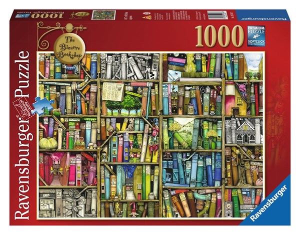 Ravensburger (19226) - Colin Thompson: "The Bizarre Bookshop" - 1000 Teile Puzzle