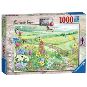 Ravensburger (15176) - Anne Searle: "Walking World, South Downs" - 1000 Teile Puzzle