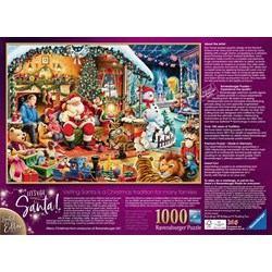 Ravensburger (15354) - "Let's Visit Santa! Limited Edition" - 1000 Teile Puzzle
