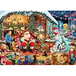Ravensburger (15354) - "Let's Visit Santa! Limited Edition" - 1000 Teile Puzzle