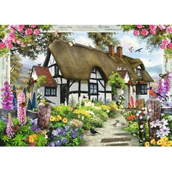 Ravensburger (15585) - "Rose Cottage" - 1000 Teile Puzzle