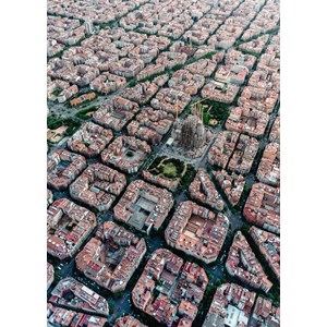 Ravensburger (15187) - "Barcelona von Oben" - 1000 Teile Puzzle