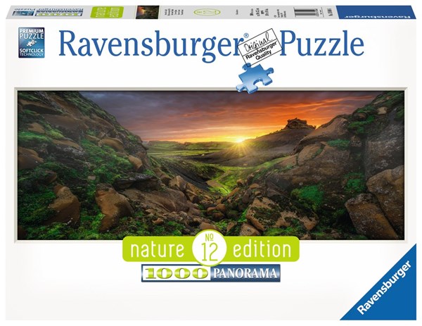 Ravensburger (15094) - "Sonne über Island" - 1000 Teile Puzzle