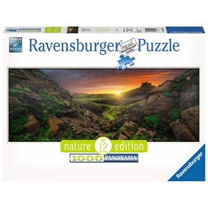 Ravensburger (15094) - "Sonne über Island" - 1000 Teile Puzzle