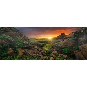 Ravensburger (15094) - "Sonne über Island" - 1000 Teile Puzzle
