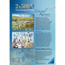 Ravensburger (14076) - "Coastal Retreats" - 500 Teile Puzzle