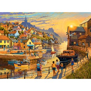 Ravensburger (14076) - "Coastal Retreats" - 500 Teile Puzzle