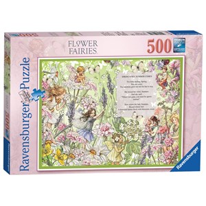 Ravensburger (14762) - "Flower Fairies" - 500 Teile Puzzle