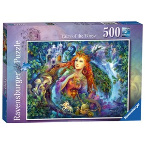 Ravensburger (14693) - "Fairy World No.1, Fairy of the Forest" - 500 Teile Puzzle