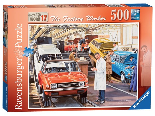 Ravensburger (14817) - Trevor Mitchell: "The Factory Worker" - 500 Teile Puzzle