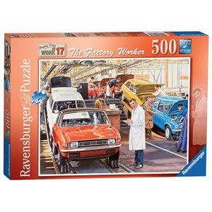 Ravensburger (14817) - Trevor Mitchell: "The Factory Worker" - 500 Teile Puzzle