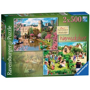 Ravensburger (14064) - "Picturesque Warwickshire" - 500 Teile Puzzle