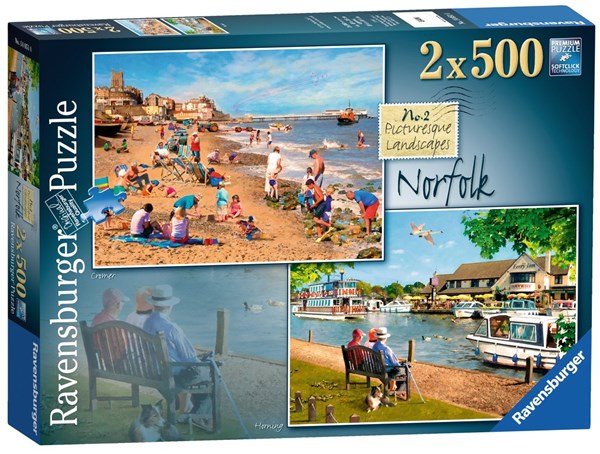 Ravensburger (14051) - "Picturesque Norfolk" - 500 Teile Puzzle