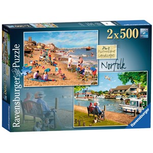 Ravensburger (14051) - "Picturesque Norfolk" - 500 Teile Puzzle